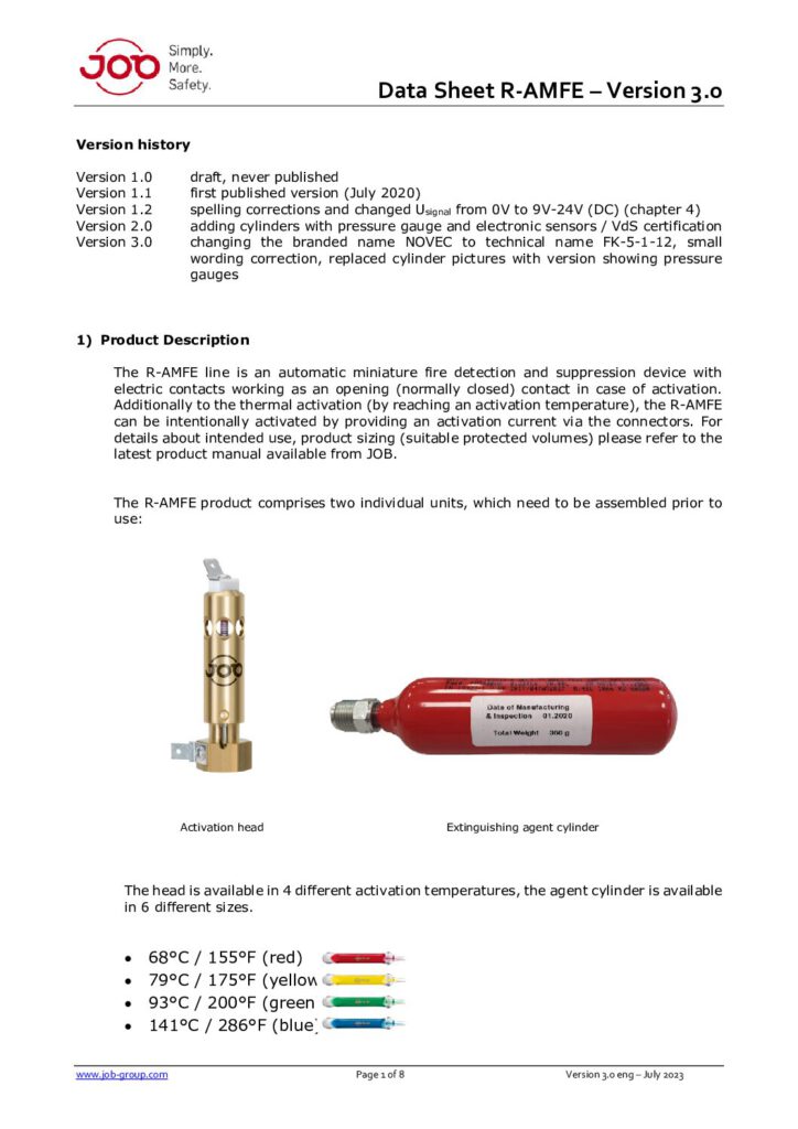 thumbnail of Data Sheet – R-AMFE