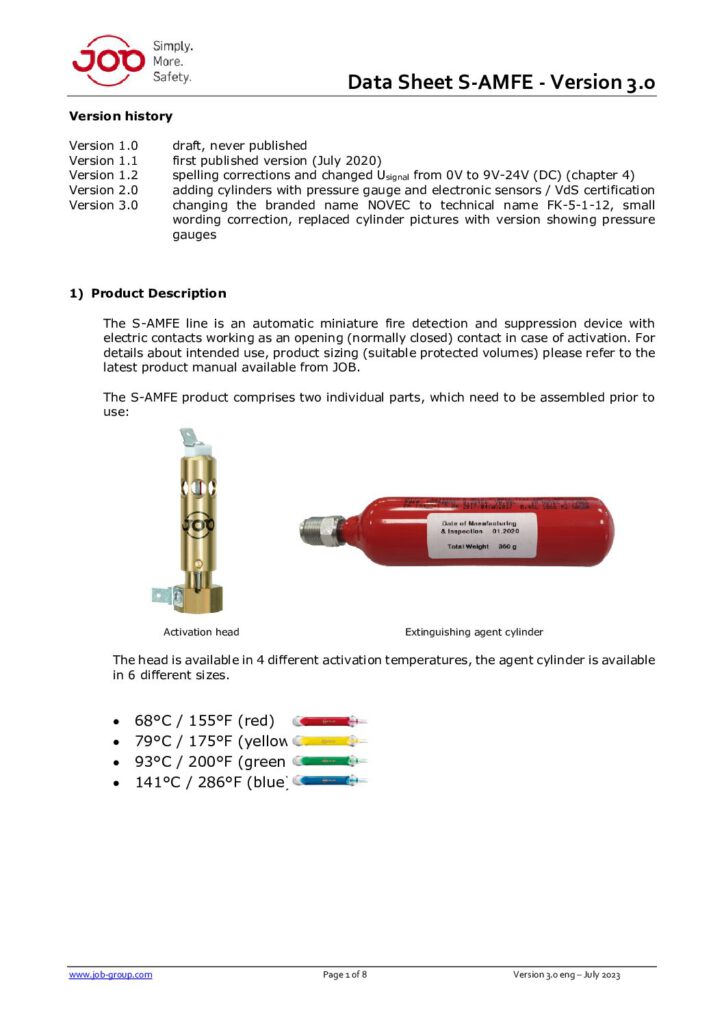 thumbnail of Data Sheet – S-AMFE